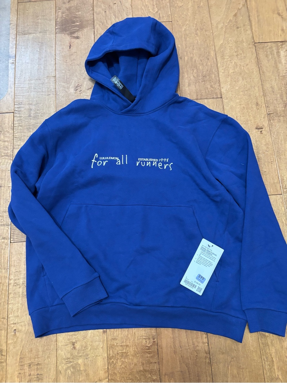 lululemon Steady State Pullover Hoodie For All Runners Collection Sz Lg Sold Out
